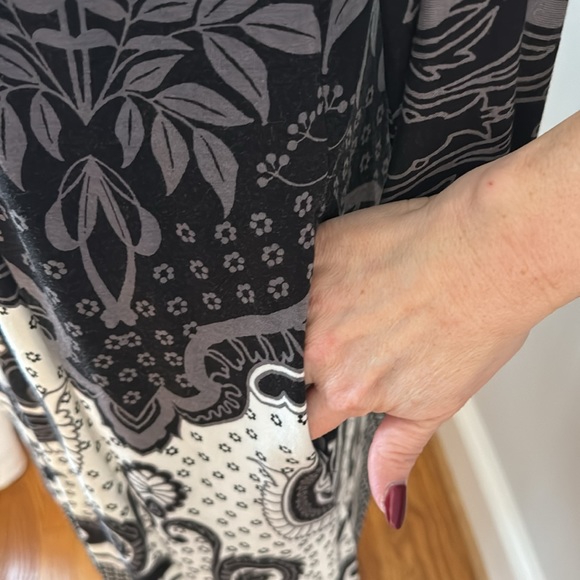 Soma Empire Waist Patterned Dress with Pockets Large - Picture 6 of 7